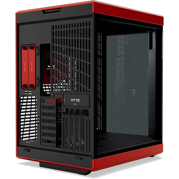 خرید کیس کامپیوتر Hyte Y70 به همراه نمایشگر Touch Infinite - طرح Black Cherry
